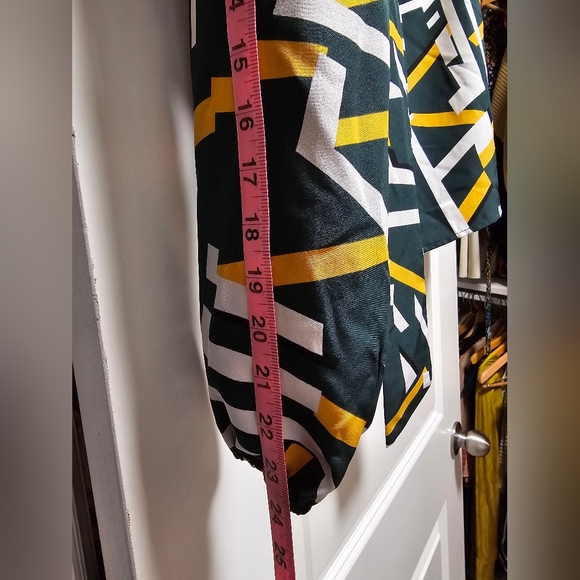 5 for $ 25 bundle deal - geometric design dress shirt with front bow string tie - Picture 5 of 5